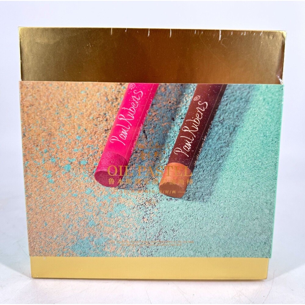 Paul Rubens 36 Color Pearlescent Oil Pastels Set Metallic Shimmer New Sealed